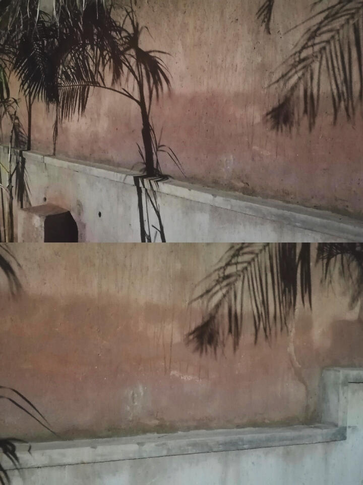 this is the true example of a failed plumbing installation. behind this wall was a bathtub that had a leaking pipe which caused